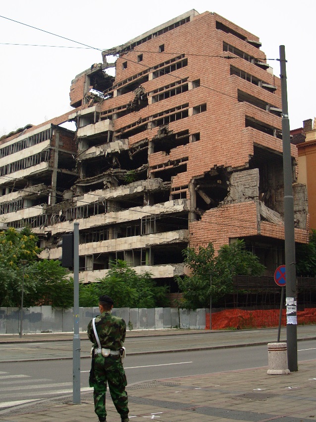 nato bombed building belgrade