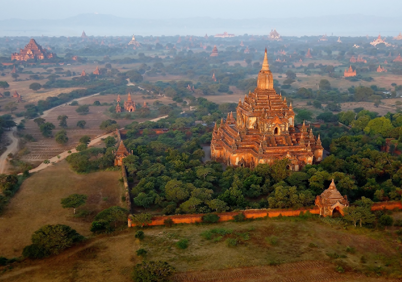 bagan pagoda plain