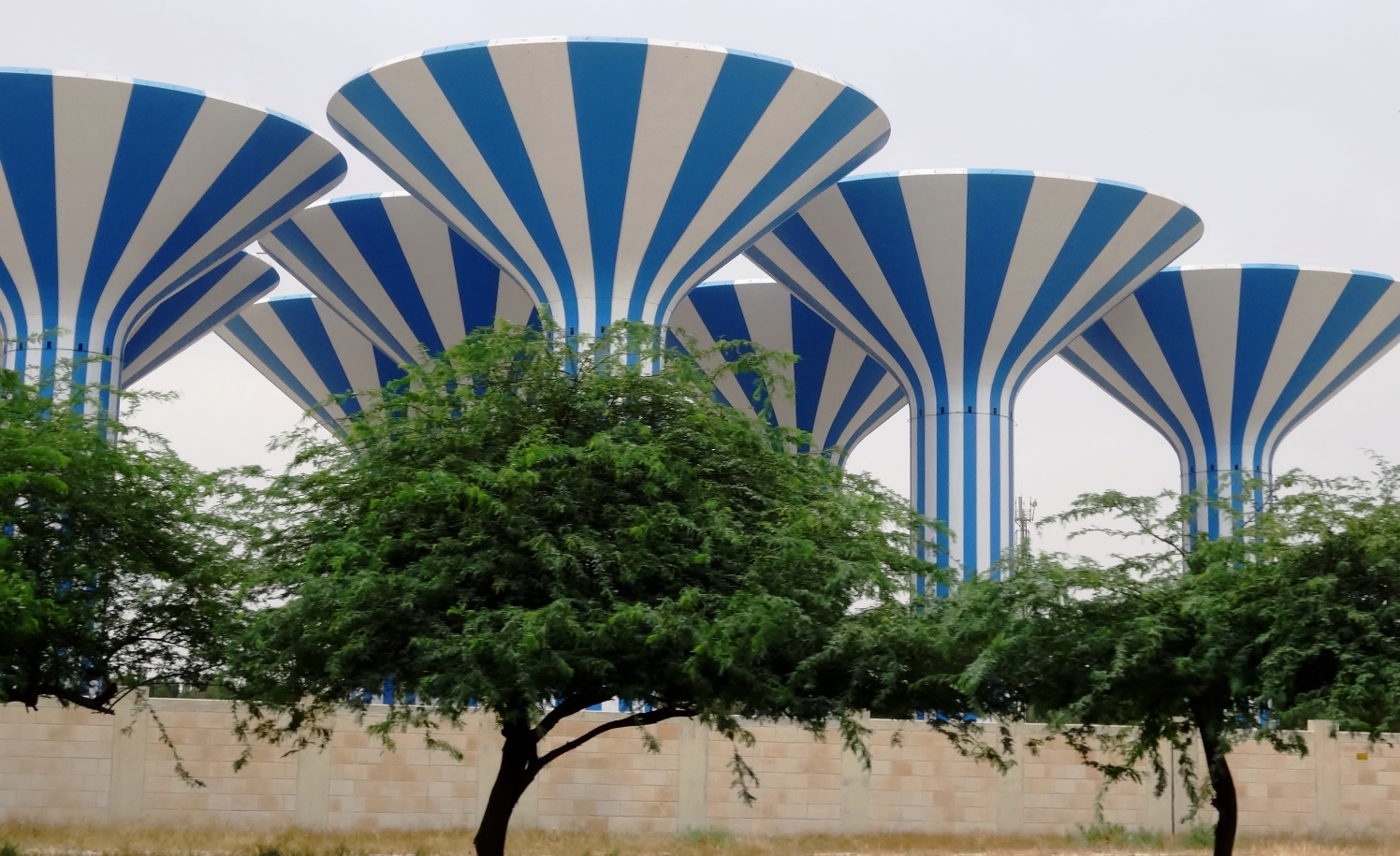 kuwaity city water towers