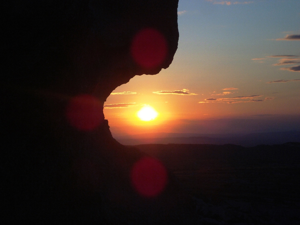 uchisar hill sunset