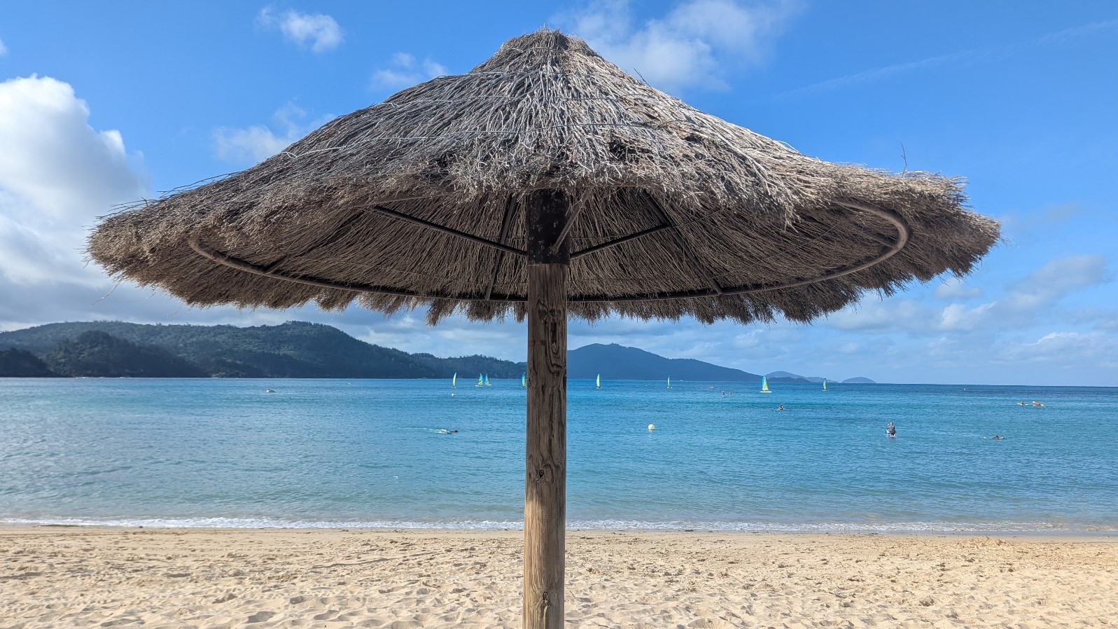 Parasol Catseye Beach Hamilton Island