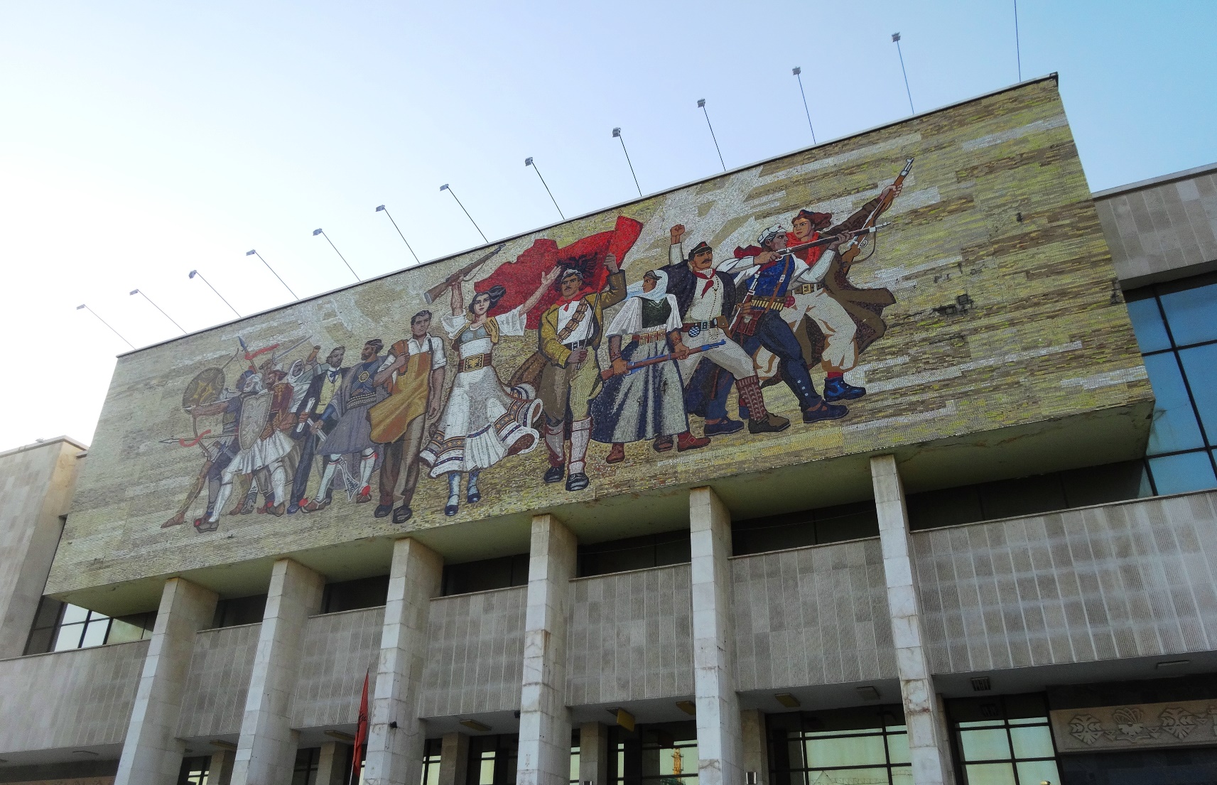 the albanians mosaic tirana