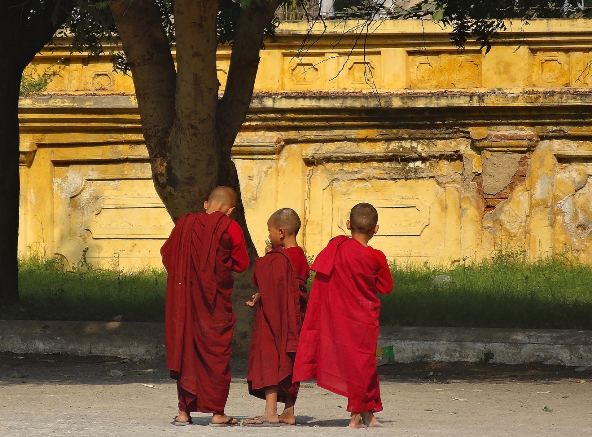 burma novice monks