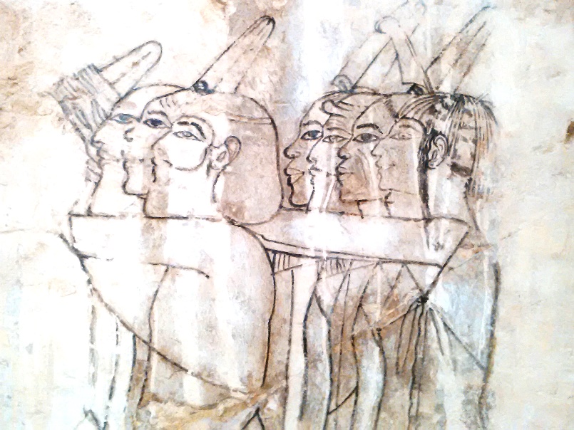 ramose tomb line drawings egypt