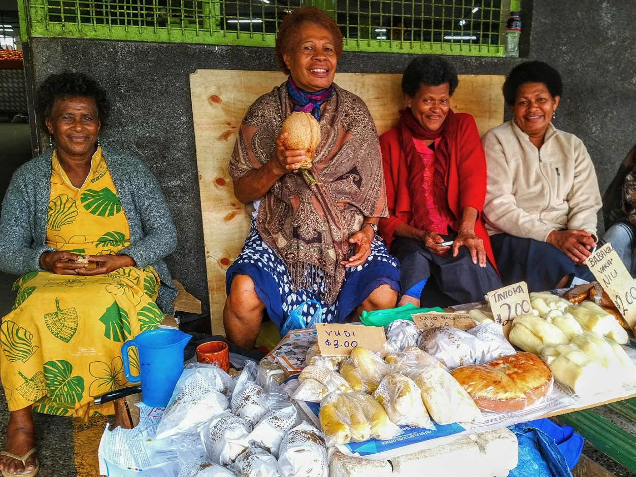 suva market scenes fiji