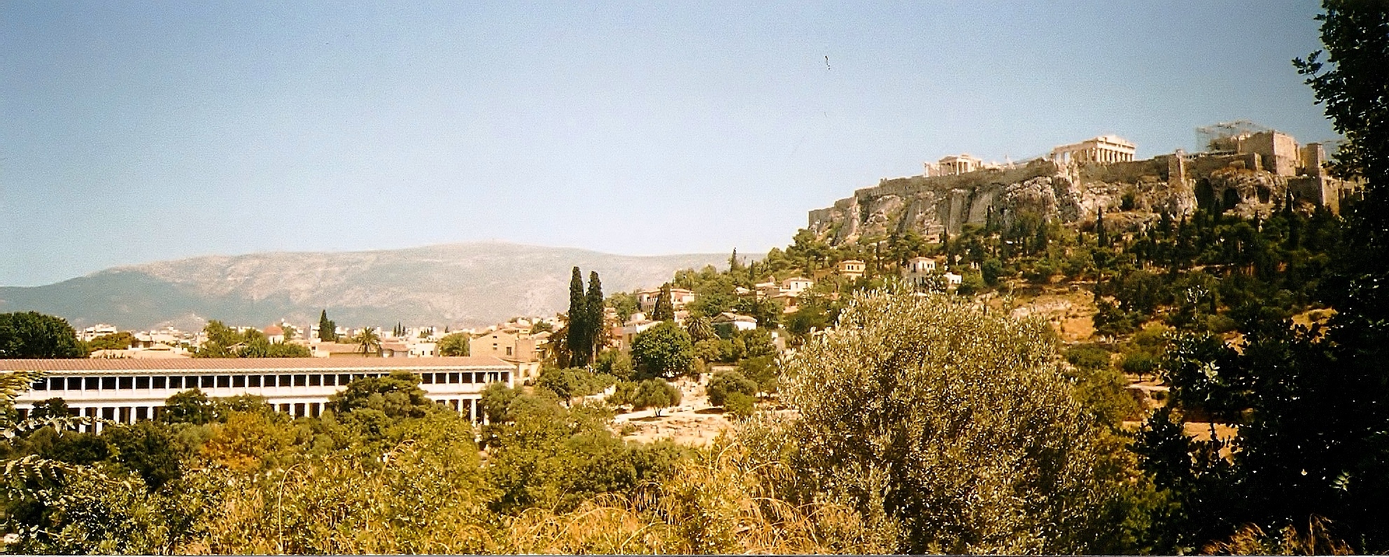athens acropolis view