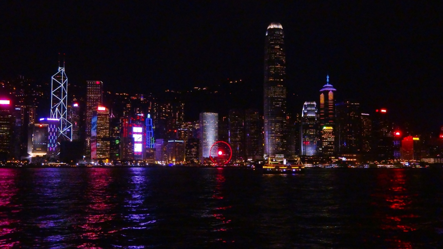 hong kong at night