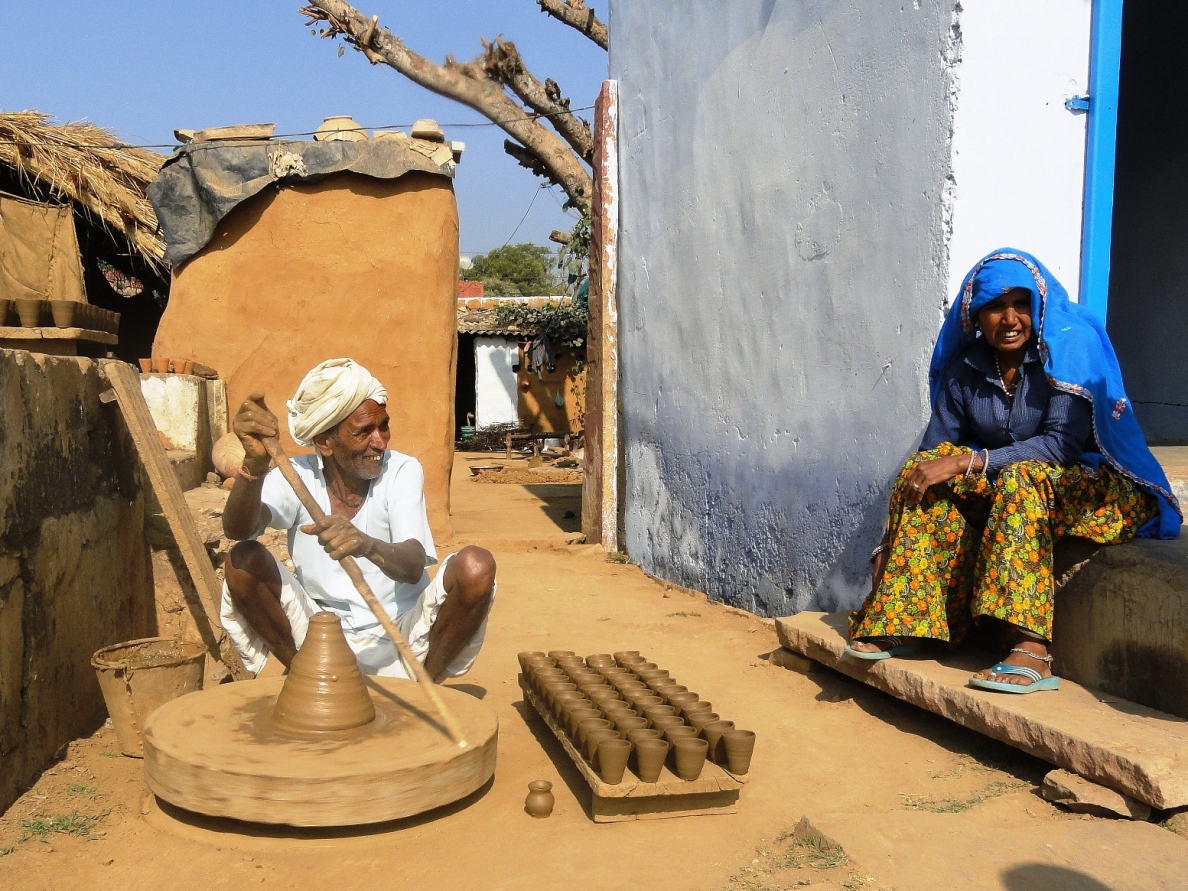 abhaneri streetscene india