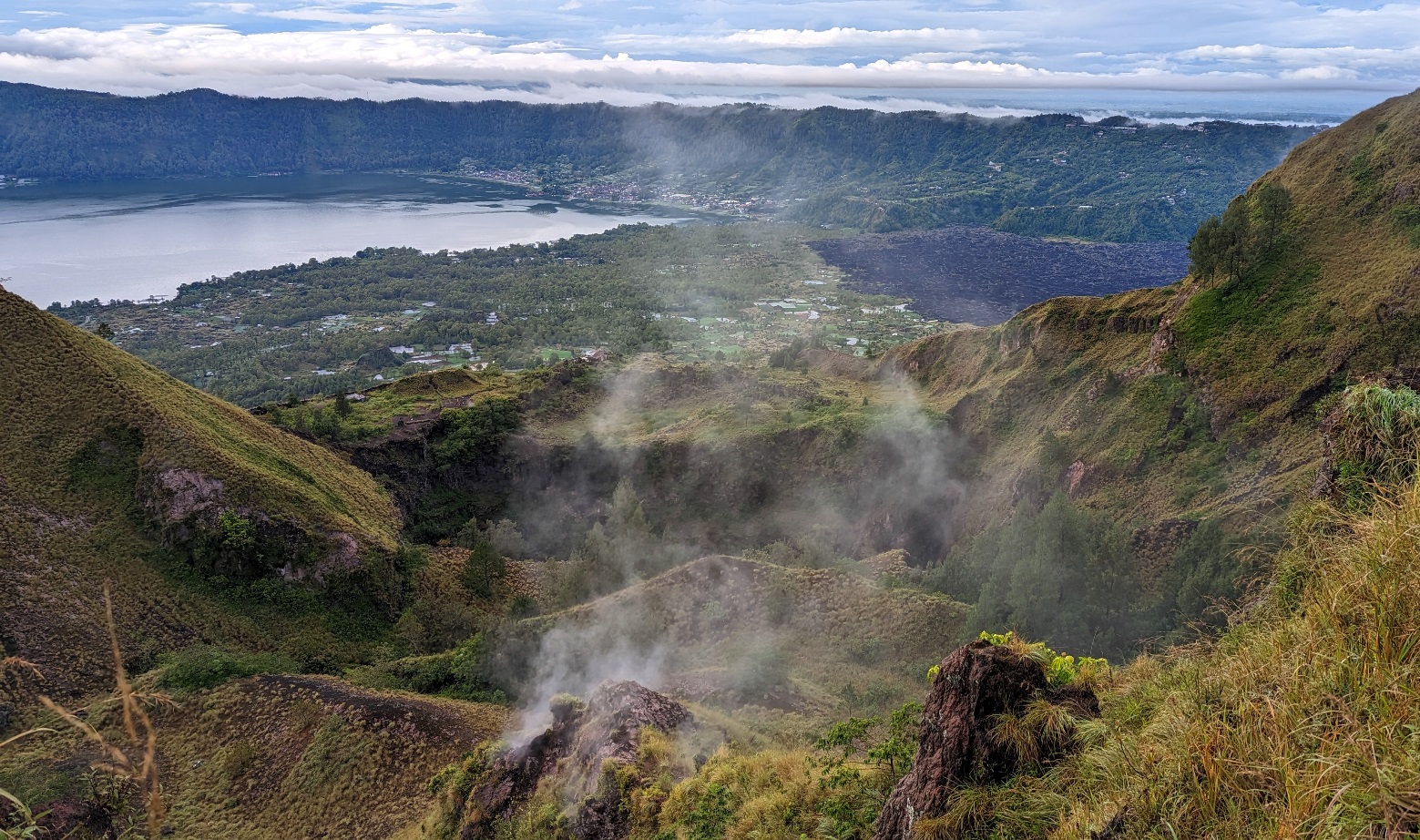 mount batur volcanic rim hike