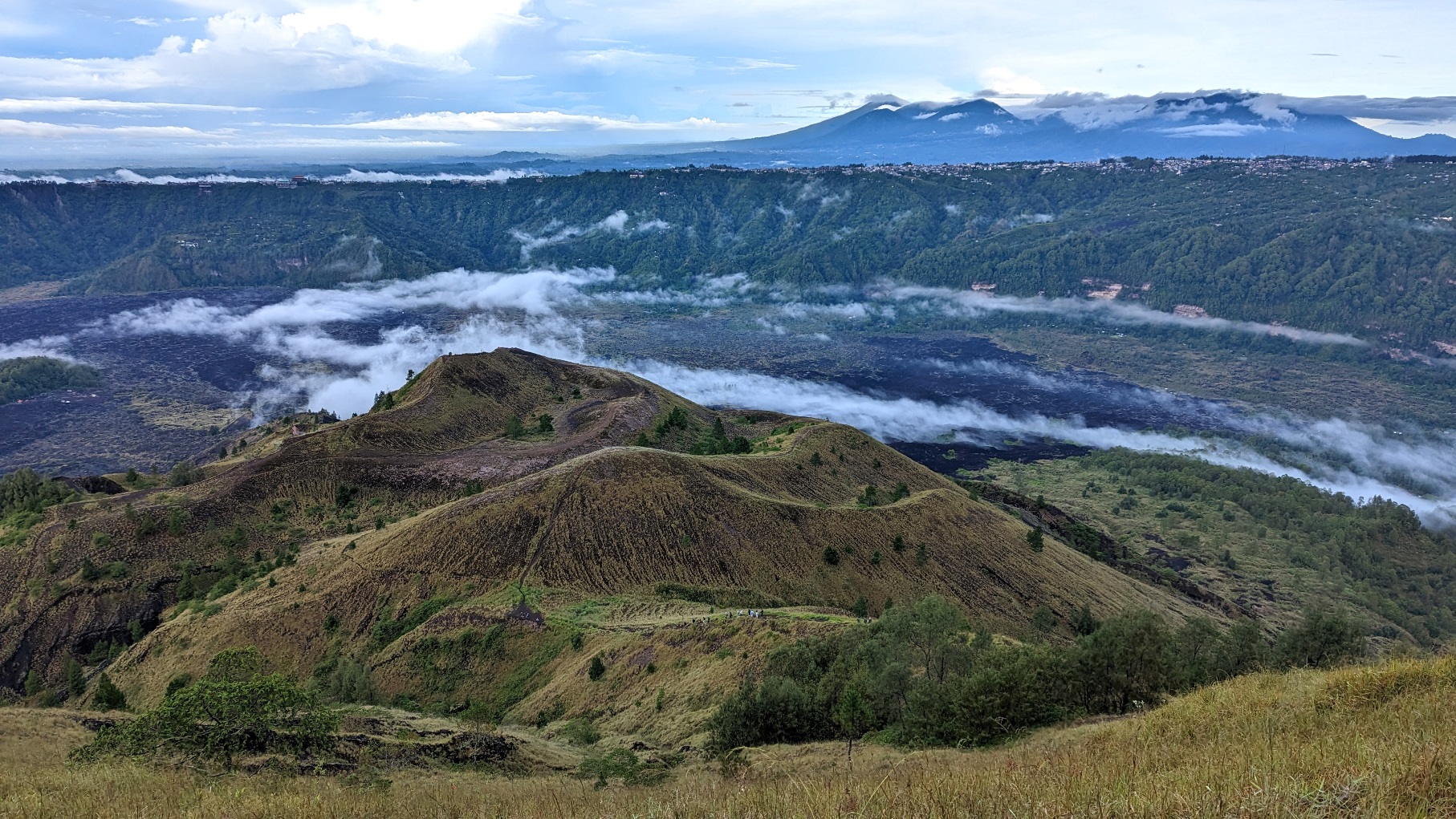 mount batur hike landscape