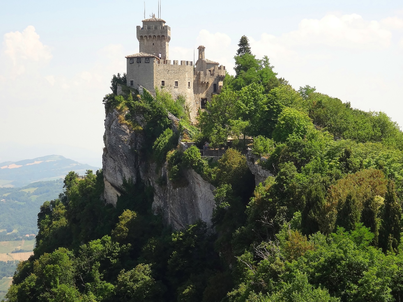 san marino castle tower