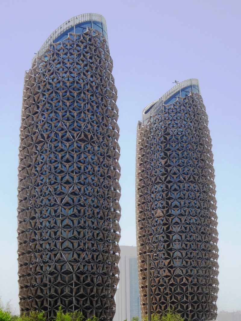 abu dhabi glass towers