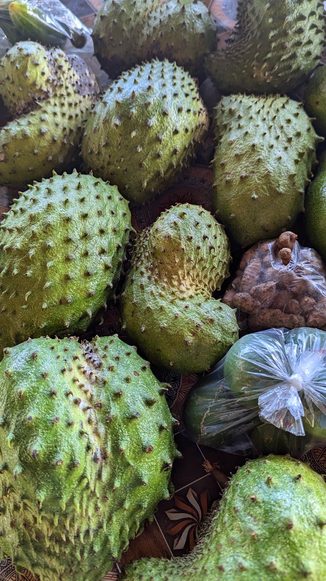 Fugalei Fresh Produce Market spiky fruits