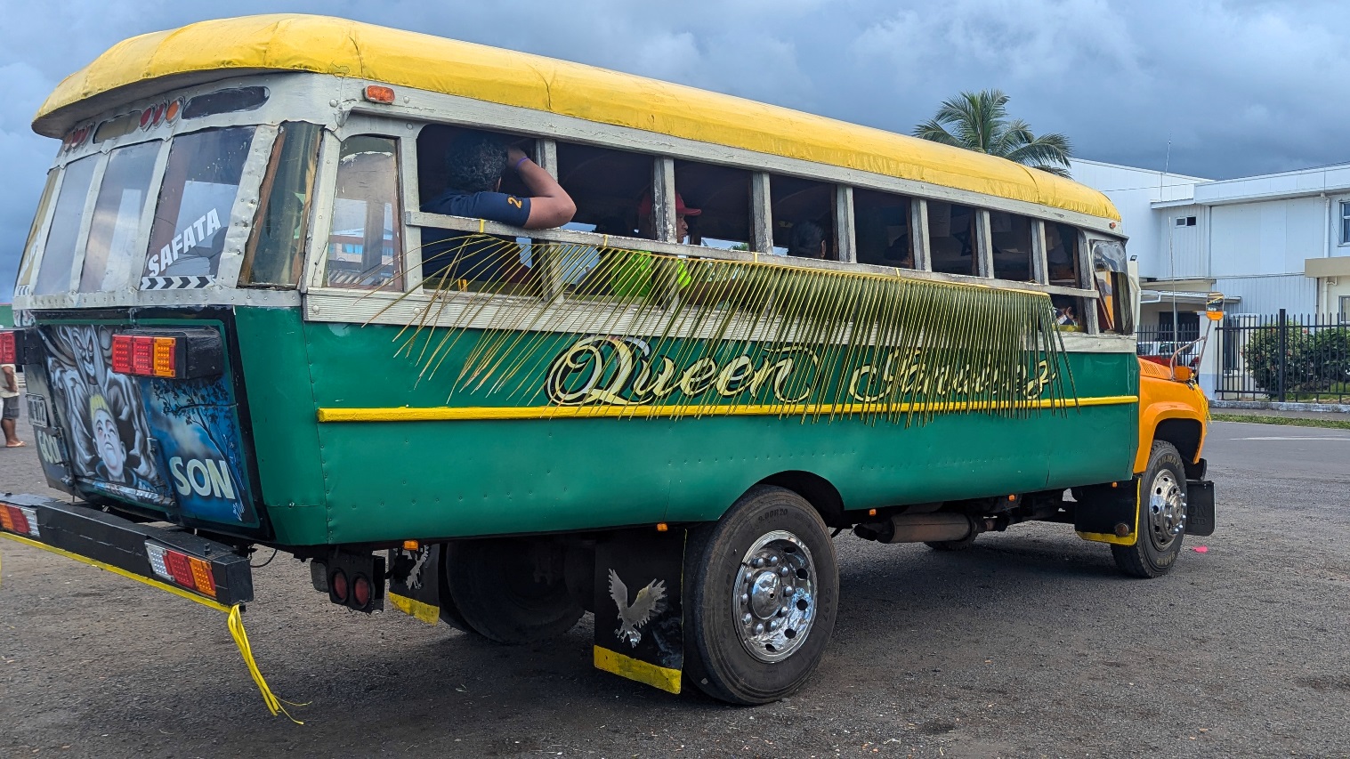 iconic samoan bus