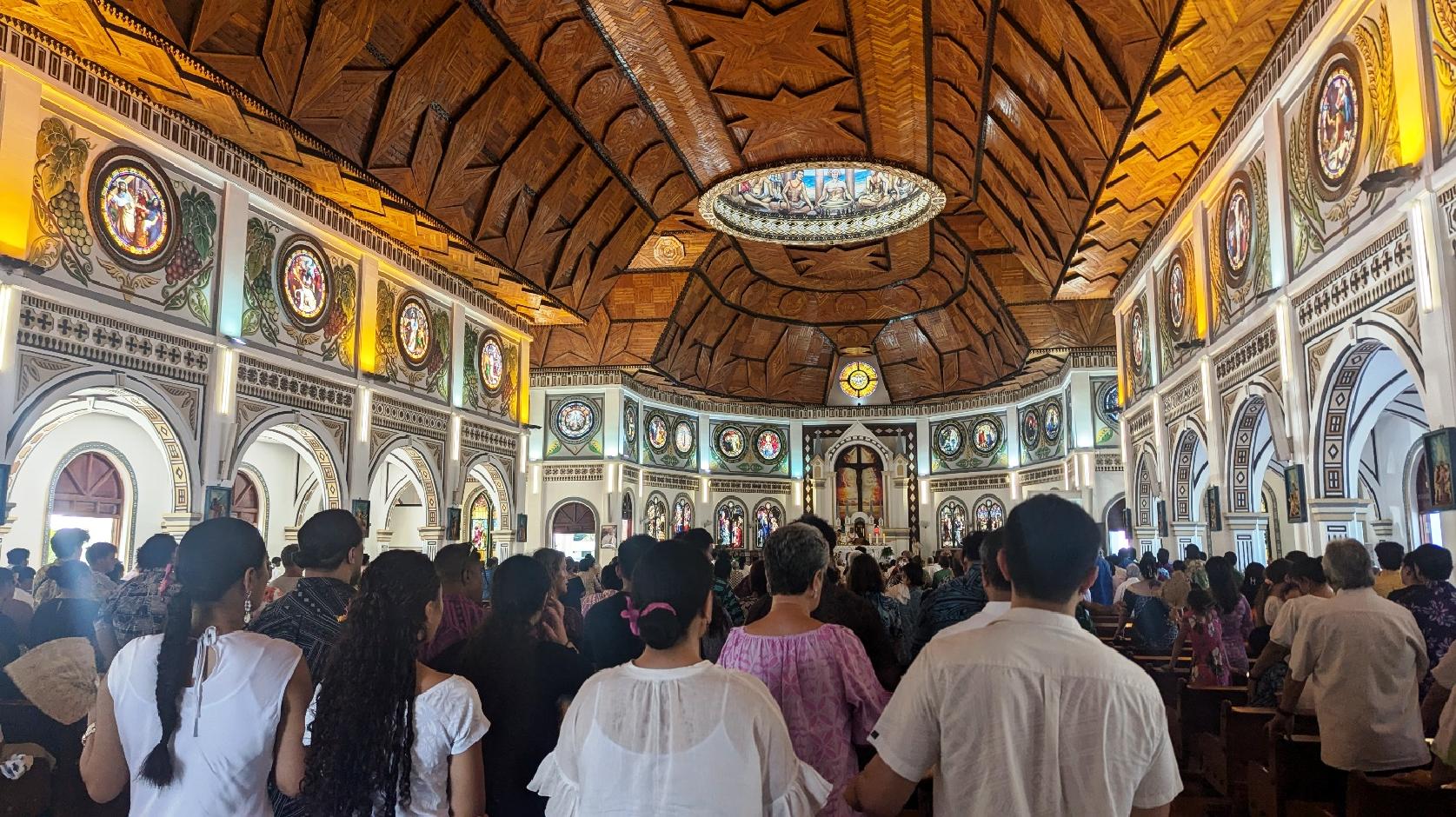 catholic sunday service apia