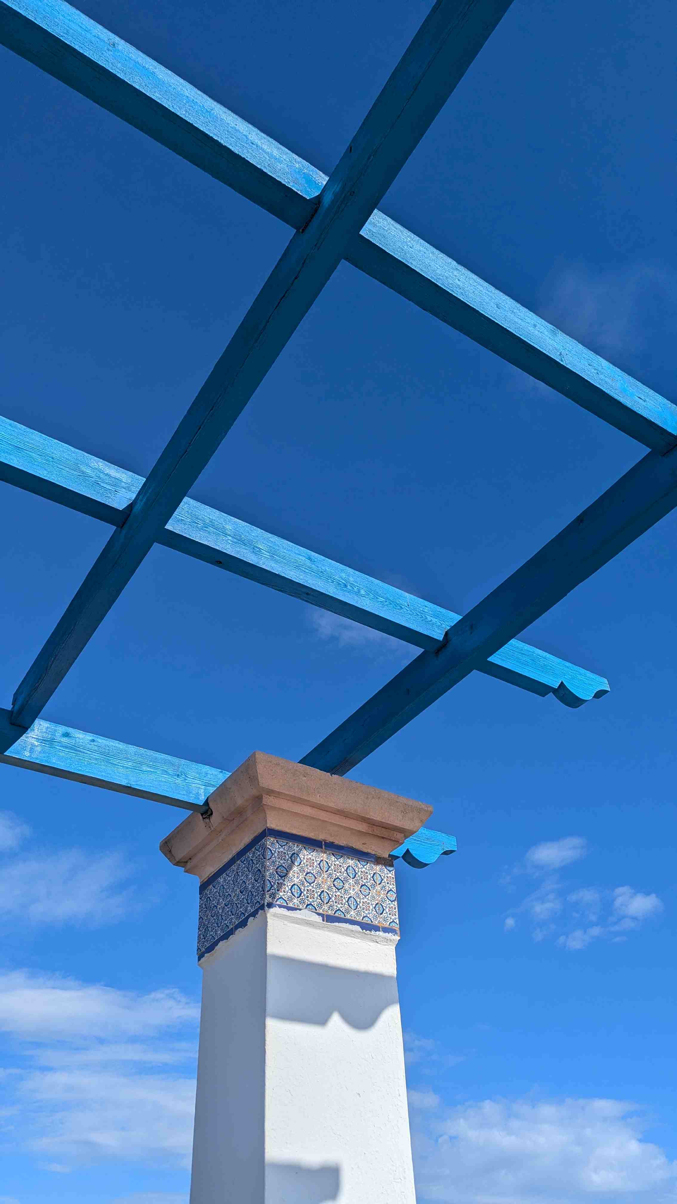 Hammamet's cool blues and whites