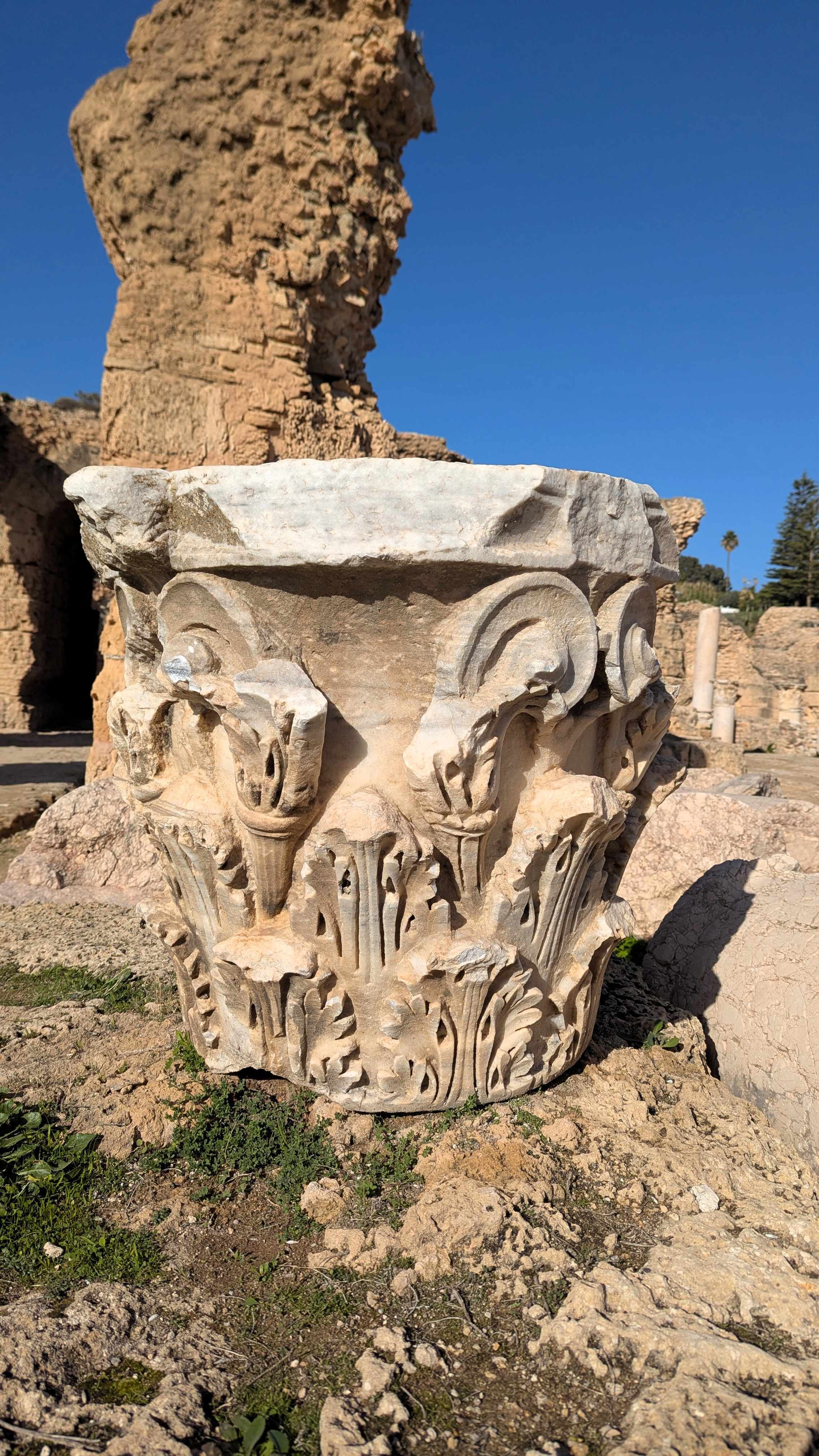carthage column top