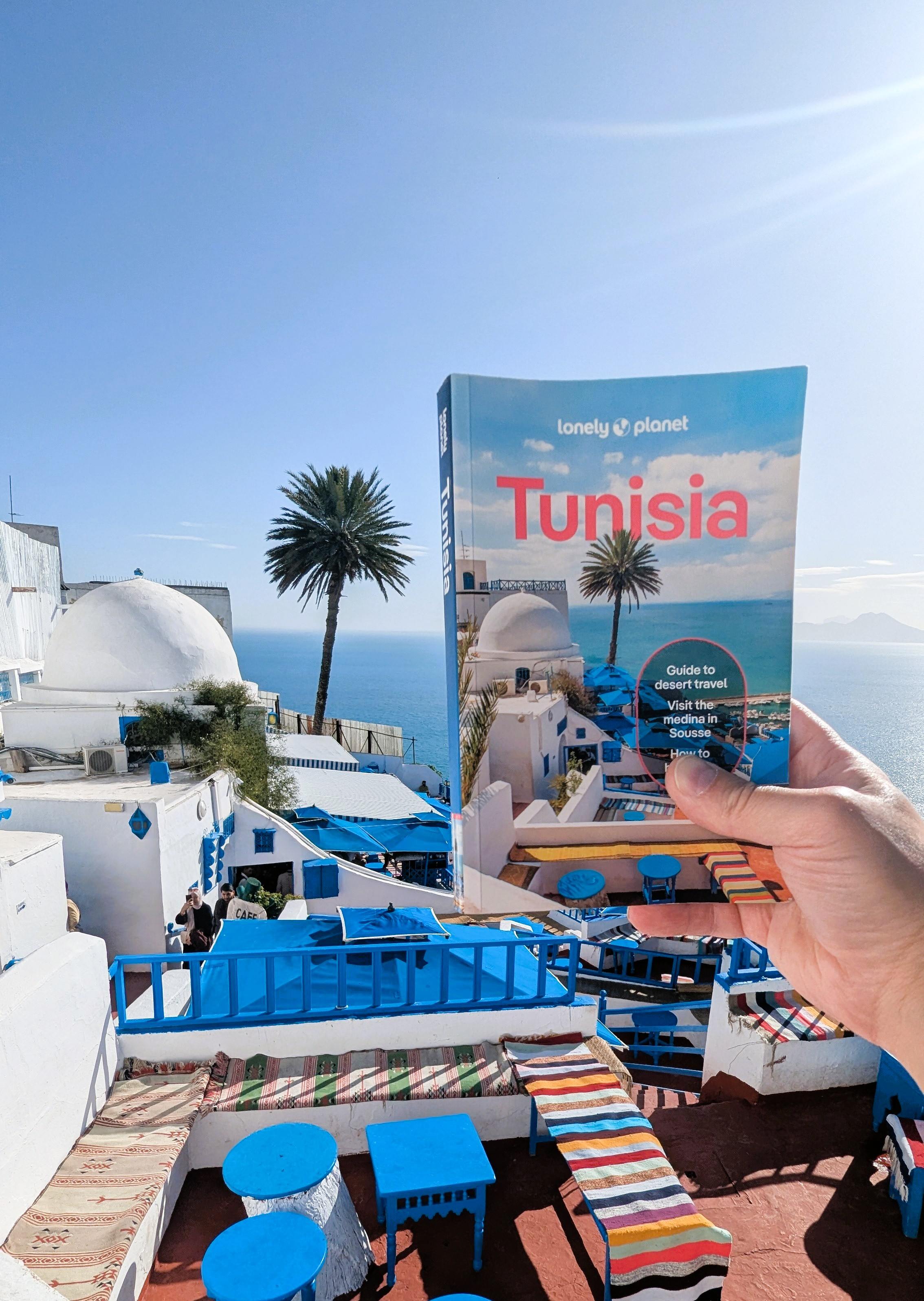 Tunisia Lonely Planet Cover in situ