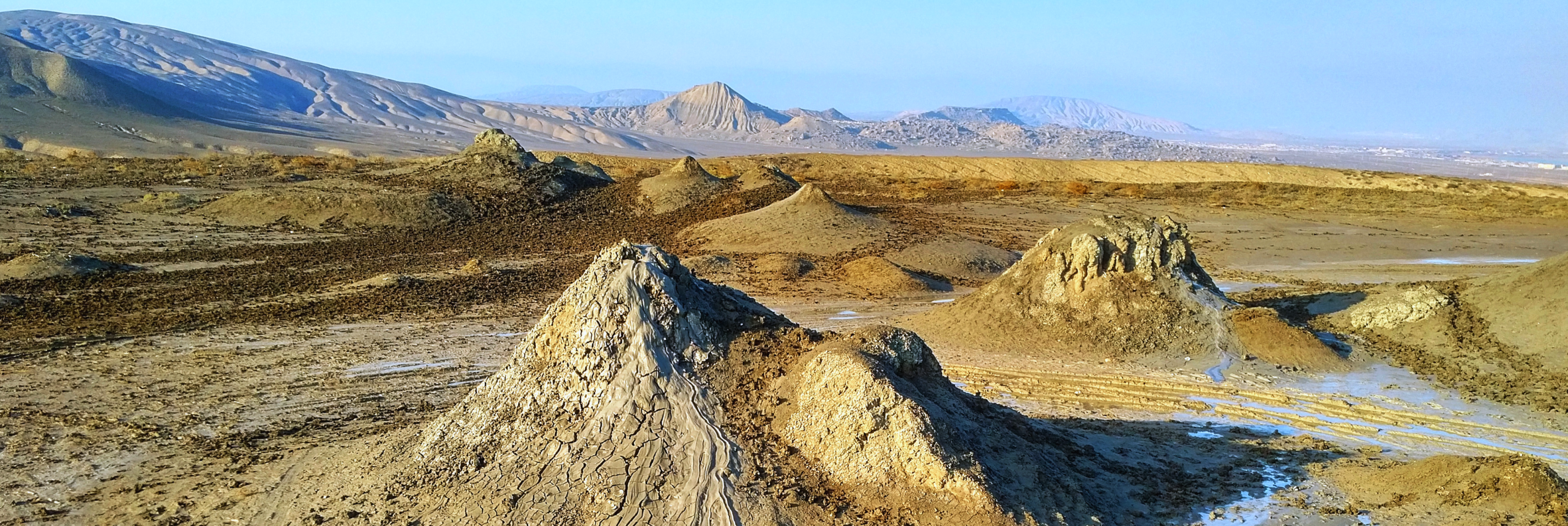 mud volcanoes