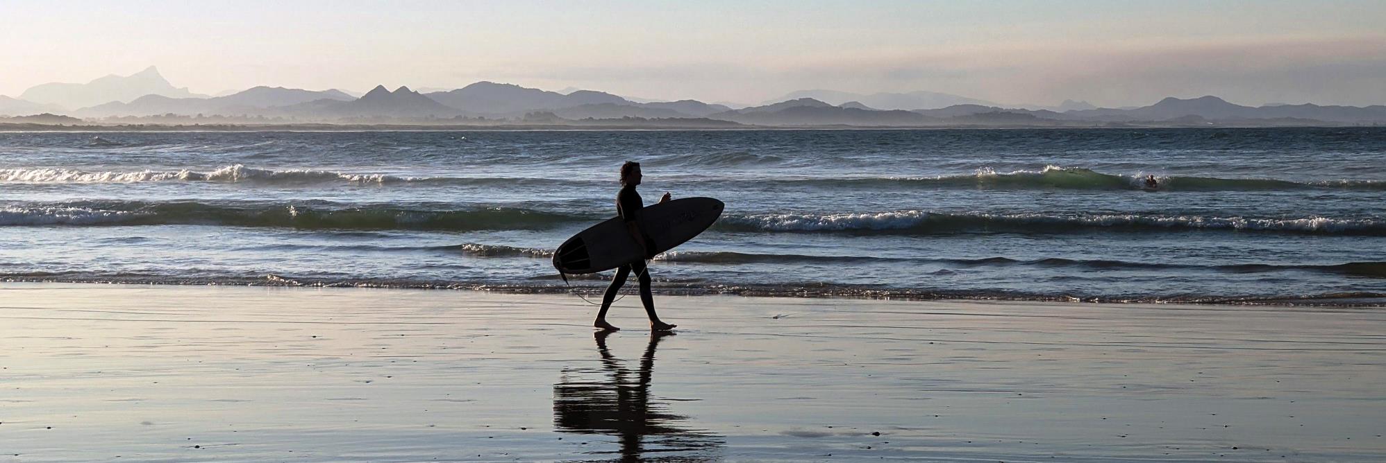 byron bay surfer