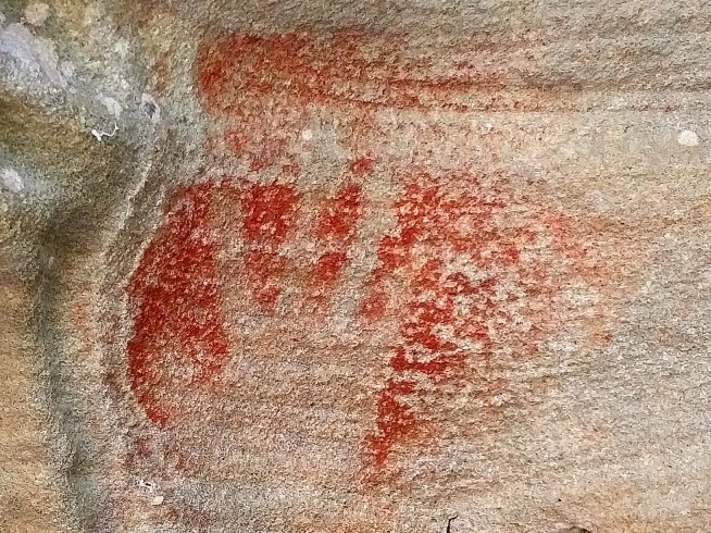 aboriginal red hands