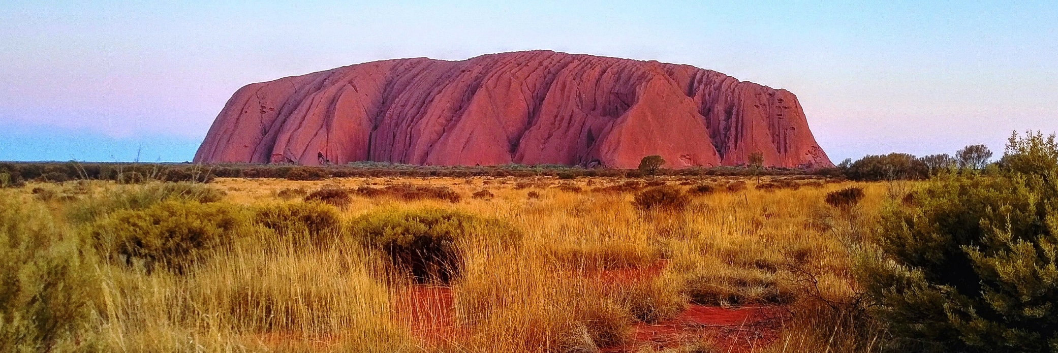 uluru at sunset